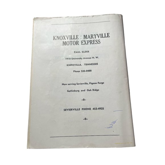 1967 Sevier County High School Football Program Powell Tennessee - Picture 4 of 5